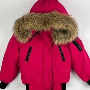 Storm Mountain Kids Parka Jacket Size S 5/6 Hooded Full Zip Lined Insulated